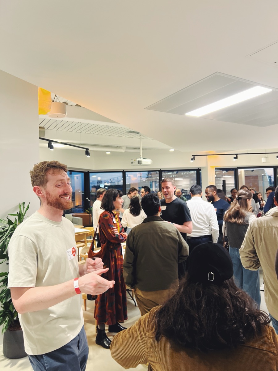 Researchers gathered at a People of Research event